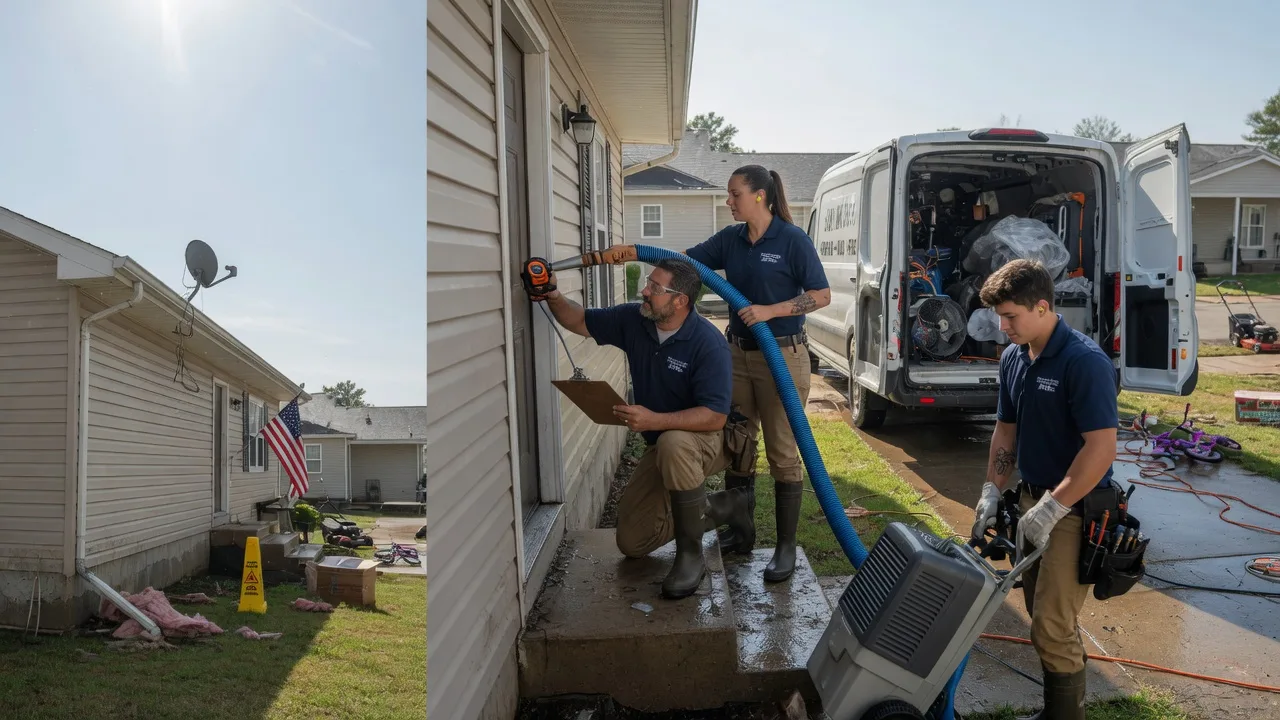 Ceiling Water Damage Restoration in Old Appleton, MO near me